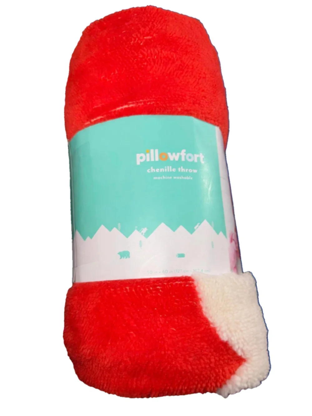 Pillowfort™ Patisserie Heart Kids’ Chenille Throw Blanket